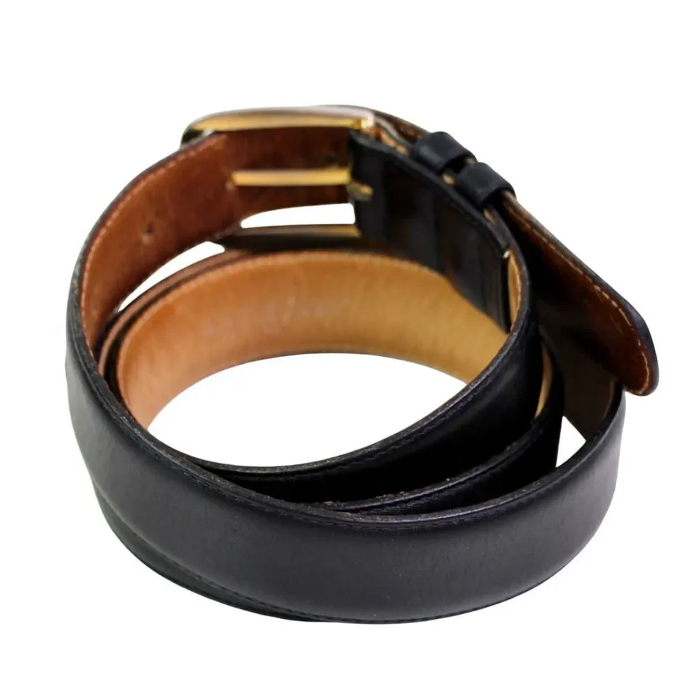 Reed St. James BLACK GENUINE LEATHER 1 1/8
